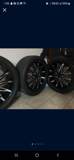 Almost Brand New 22 Rims Lexani Tires