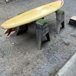 Vintage Surfboard Single Fin 