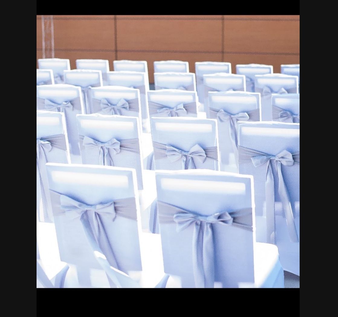 Chair Sashes Silver
