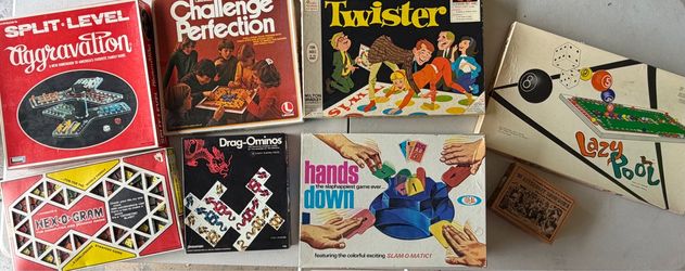 Vintage board game lot 1970s  $25 for all