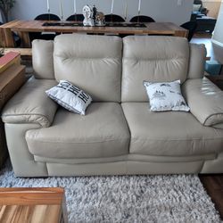 Leather Couch & Chair Set