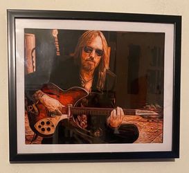 Custom Art Piece Of Tom Petty From The Heart Breakers