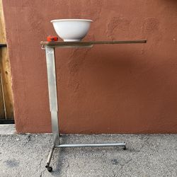 Vintage Adjustable Work Table Slide Under Bed Table