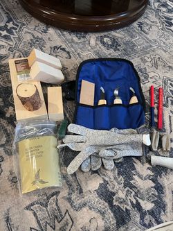 Wood Carving Starter Kit with Tools and Supplies