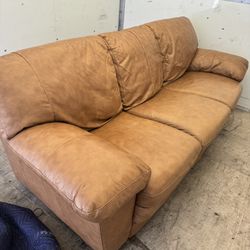 Italian leather Couch 