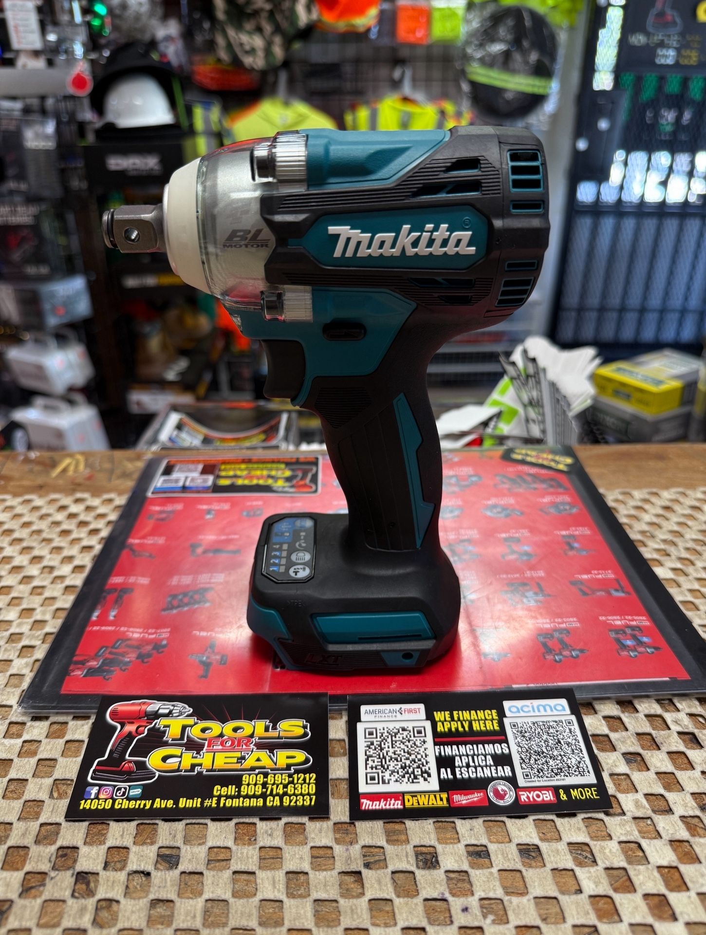 Makita 18V LXT Lithium-Ion Brushless Cordless 4-Speed 1/2 in. Sq. Drive Impact Wrench (Tool Only)