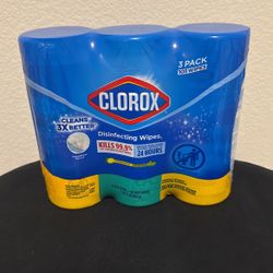 Clorox Disinfecting Wipes 3-Pack