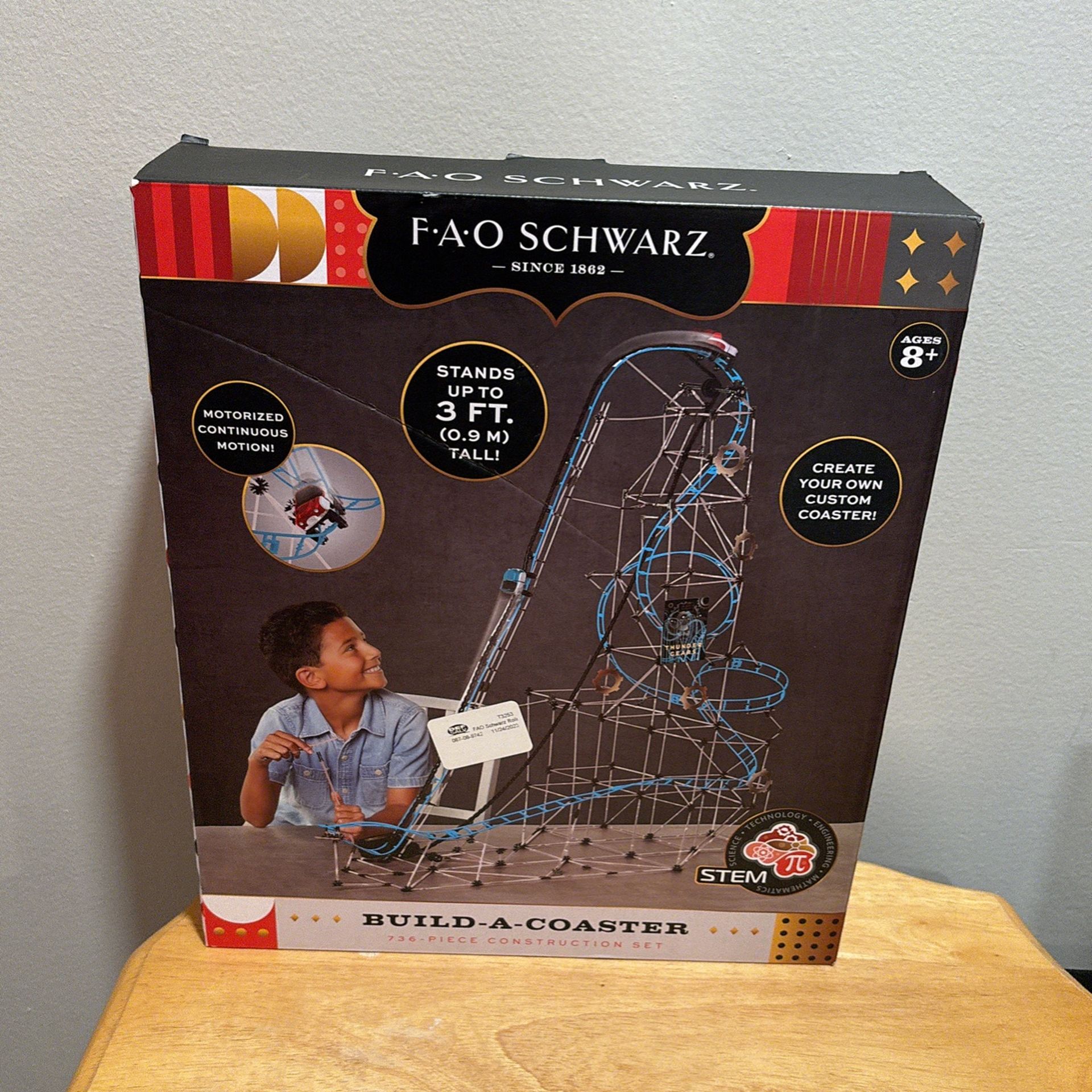Build A Coaster 3 Ft Tall 736 Pieces Included New In Box