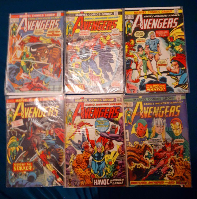 Avengers121,122,123,124,127,128