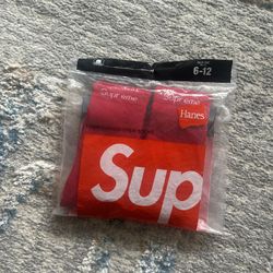 Supreme Red  Socks 