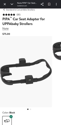 Nuna car seat adapter