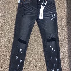 Purple Brand Black Jeans 