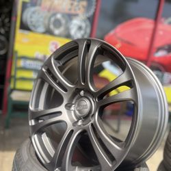 🛞🔥18” Gunmetal Kansei Wheels 🏁