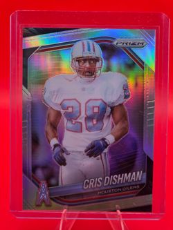 2025 Panini Prizm - Houston Oilers Silver Prizm #229 Cris Dishman