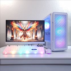 Ryzen 7 "Ice King" FAST Gaming PC - RTX 2070, SSD, 1TB, 16GB RAM, WiFi, Keyboard & Mouse!