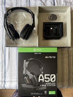 Astro A50 Wireless Headset + Base Station (Xbox/PC) – Great Condition