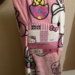 hello kitty easter blanket 