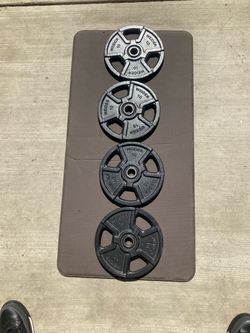 Weider weight plates