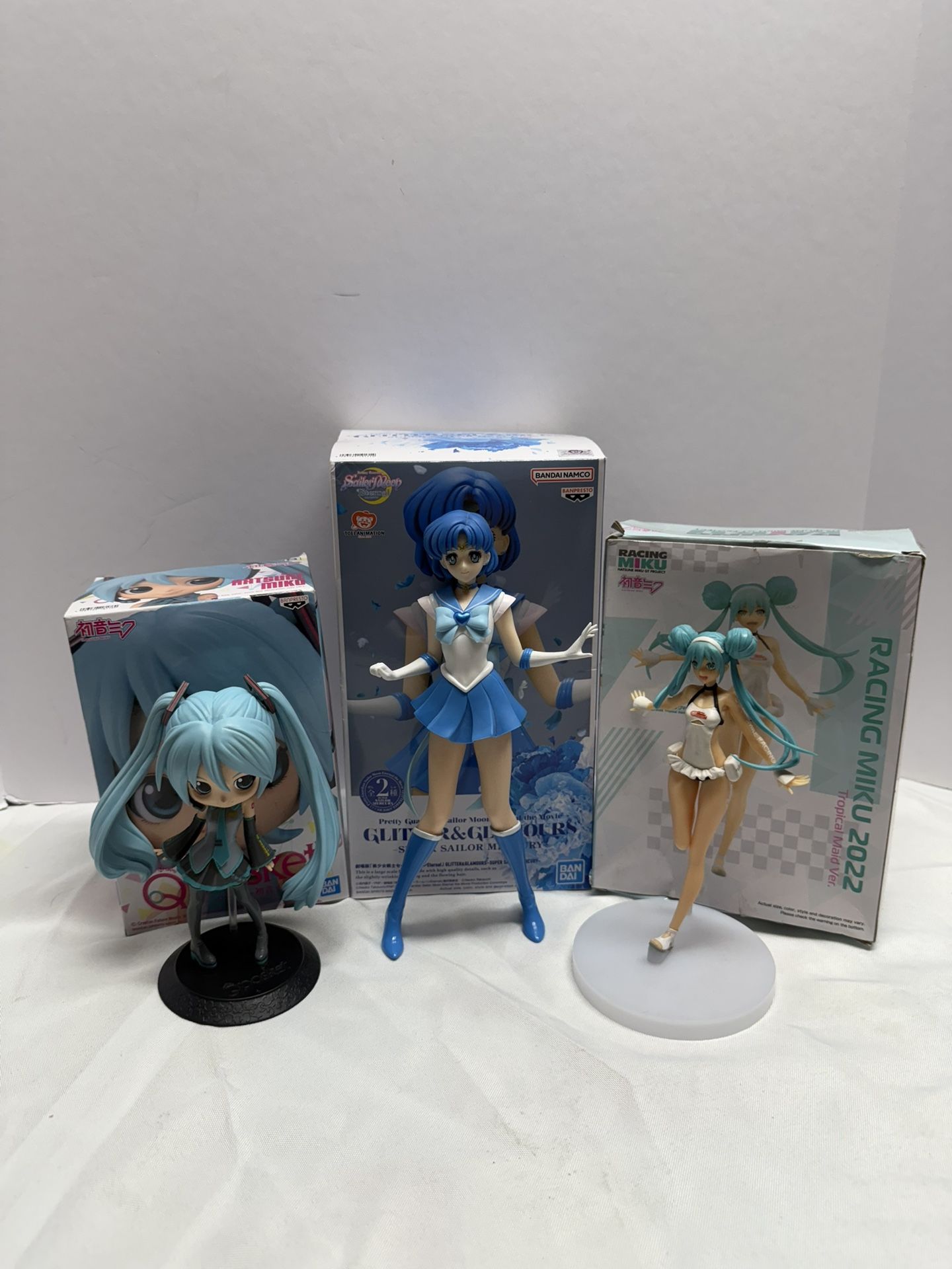 Anime Figurines Sailor Moon, Hatsune Miku Qposket