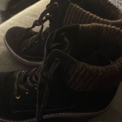 Tommy Hillfiger Black Boots 7 1/2