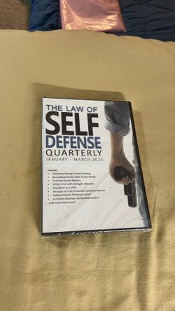 The law of self defense quarterly dvd