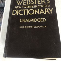 Webster  Huge Dictionary. 