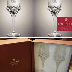 (2) New Remy Martin Louis XIII Cognac Crystal Glasses In Red Gift Box 🎁h