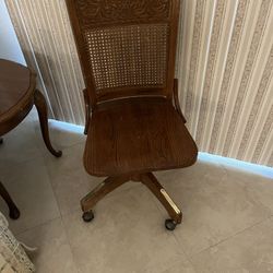 Antique desk chair