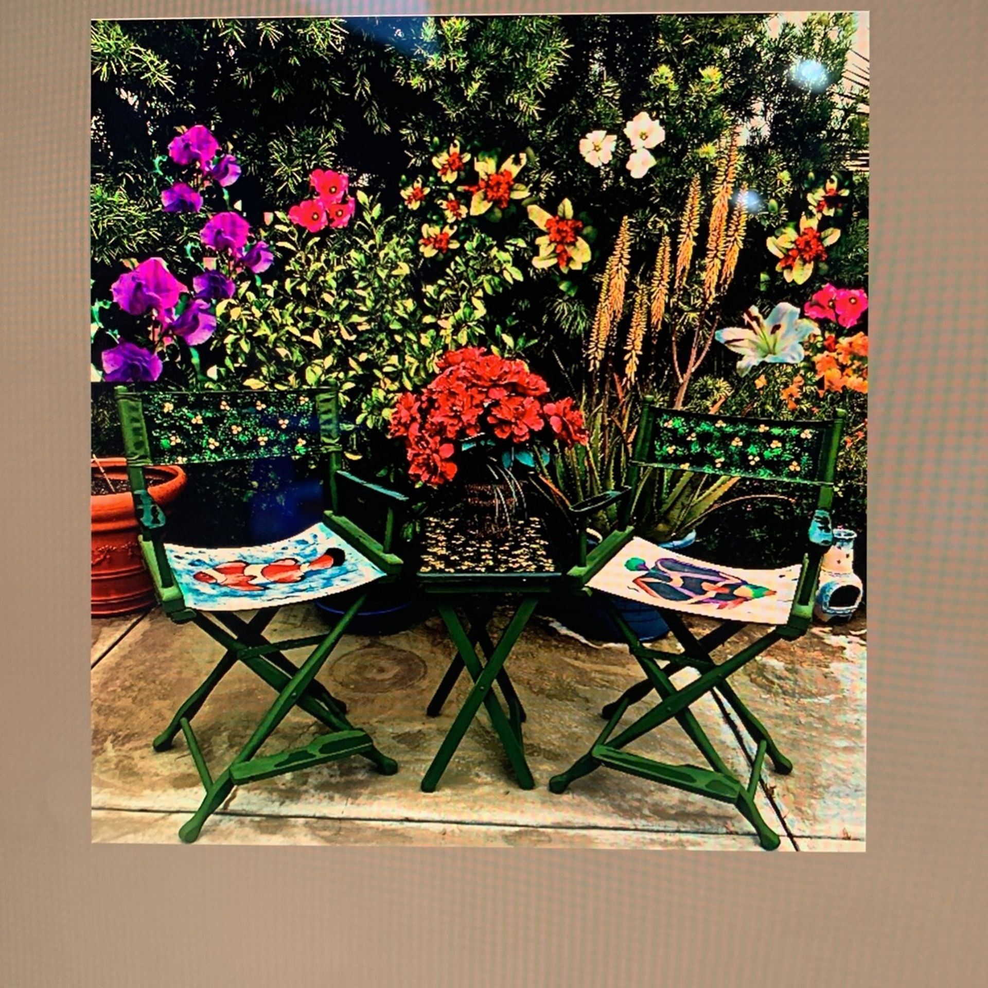 DIRECTOR s Chairs And Table Hand painted