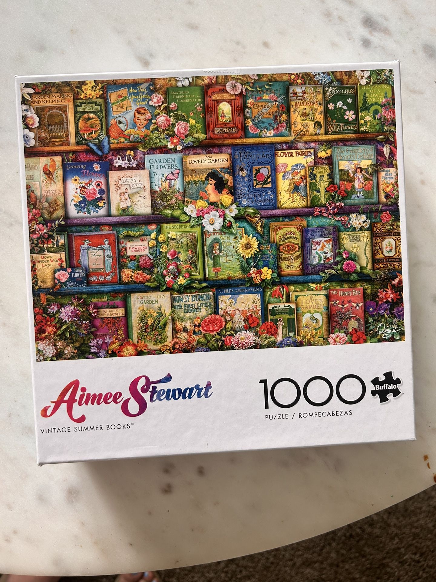 Buffalo Games - Vintage Summer Books - 1000 Piece Puzzle