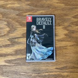 Bravely Default 2 II for Nintendo Switch video game console system or Lite Complete excellent condition RPG square Enix 