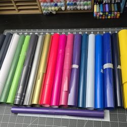 Siser Heat Transfer Vinyl Rolls Lot Of 24