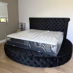 New In Box King Bed Frame With Mattress (Read Description Below )