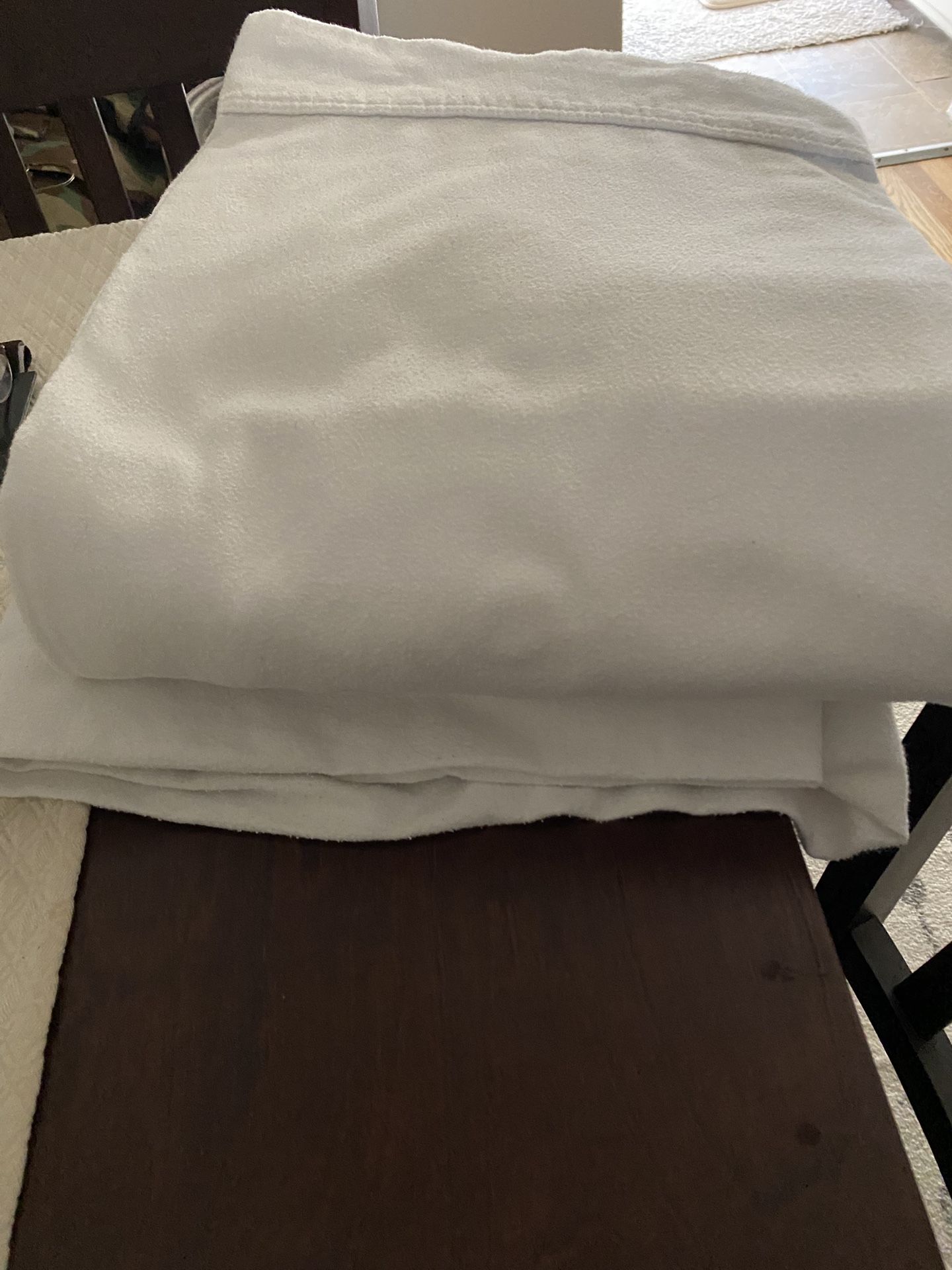 Flannel Sheet Set / King / White