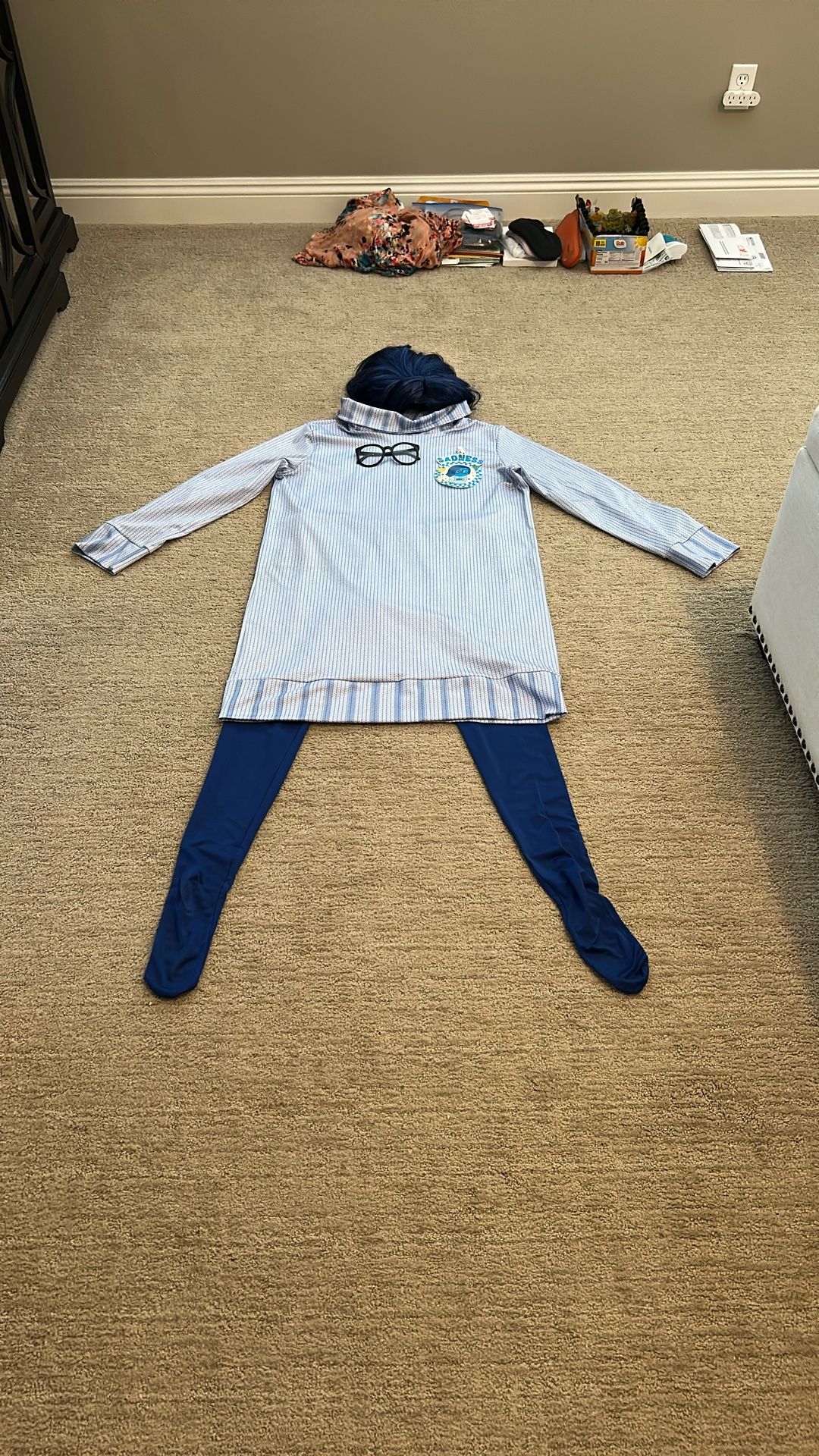 Women’s Halloween Costume - Inside Out - Sadness - Size XL