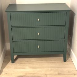 BRAND NEW Three Drawer Green Dresser
