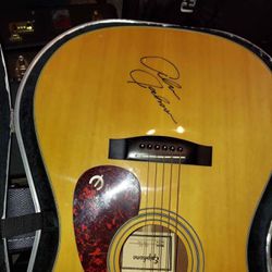 Alan Jackson Autographed Signed Guitar Epiphone