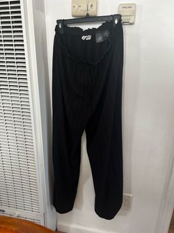 H & M black drawstring pants