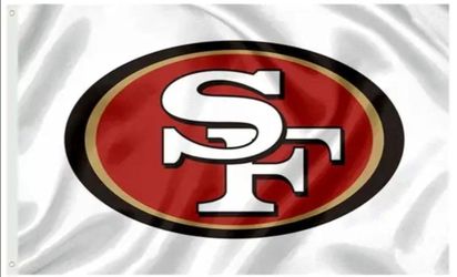 49ers Flags 5ftx3ft $15 Ea Firm On Price Custom Print on Flags Available
