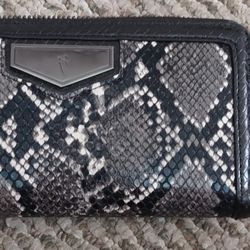 Vera Wang Wallet, Black And White, 7 1/2 X 4