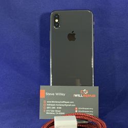 Apple iPhone X Black 256GB Unlocked $390 