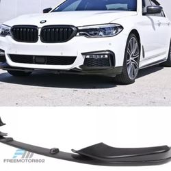 Fits 17-20 BMW G30 M-Tech M Sport MP Style PU Front Bumper Lip Spoiler 3PCS