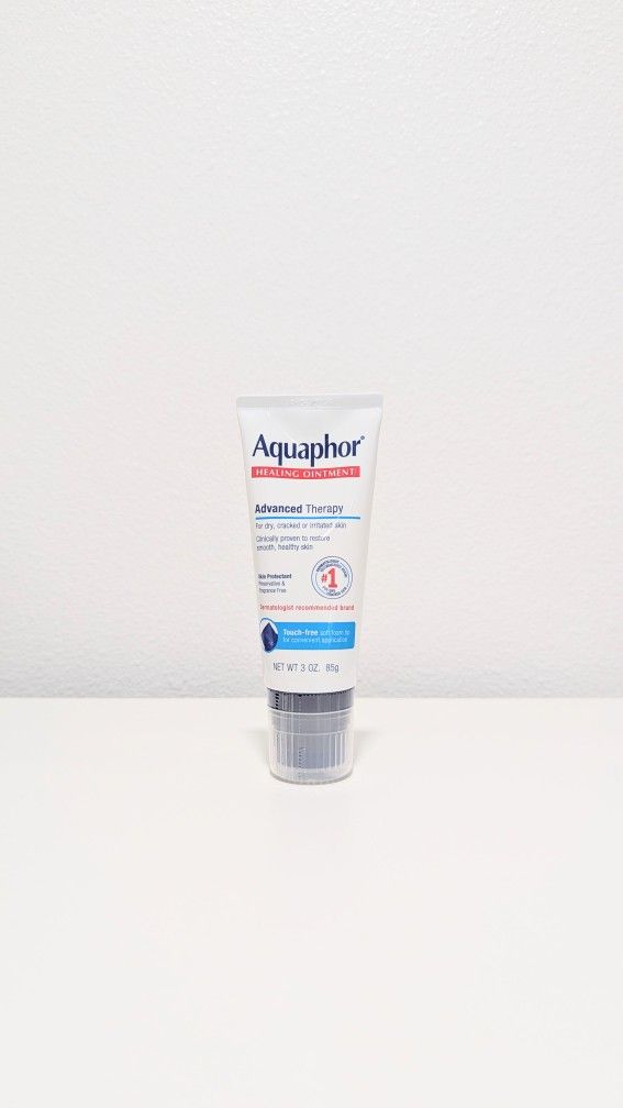 Aquaphor Healing Ointment Advanced Therapy for Dry, Cracked Skin, Fragrance Free, 3oz