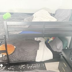 Kids Floor Bunkbed 
