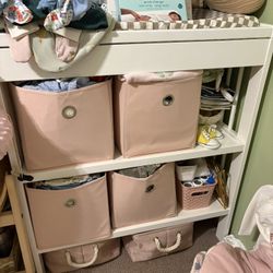 White Changing Table 