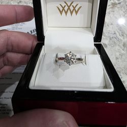 Heart's And Arrows Diamond Ring.