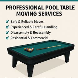 POOL TABLE MOVE
