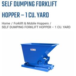 Self Dumping Forklift &Skid-Steer 