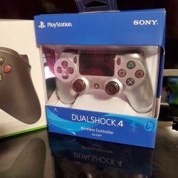 NEW PS4 Controller Silver 