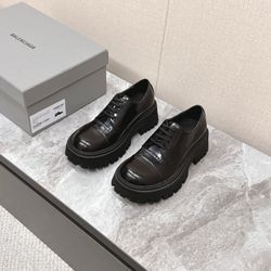Balenciaga Men’s Leather Shoes With Box 2026 New 